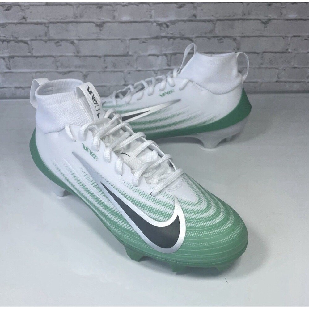 Nike Air Zoom Vapor Pro 1 Green White Football Cleats HM8850 100 Mens Size 8 NEW